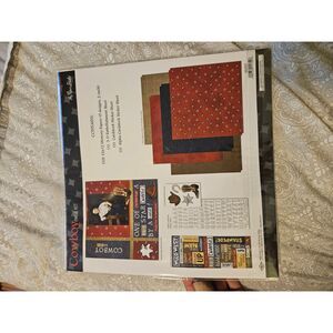 NIP My Paper Studio Cowboy 12x12 Scrapbooking Page Kit - New, sealed.